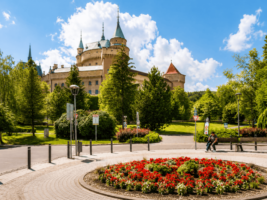 Bojnice Castle and its gardens