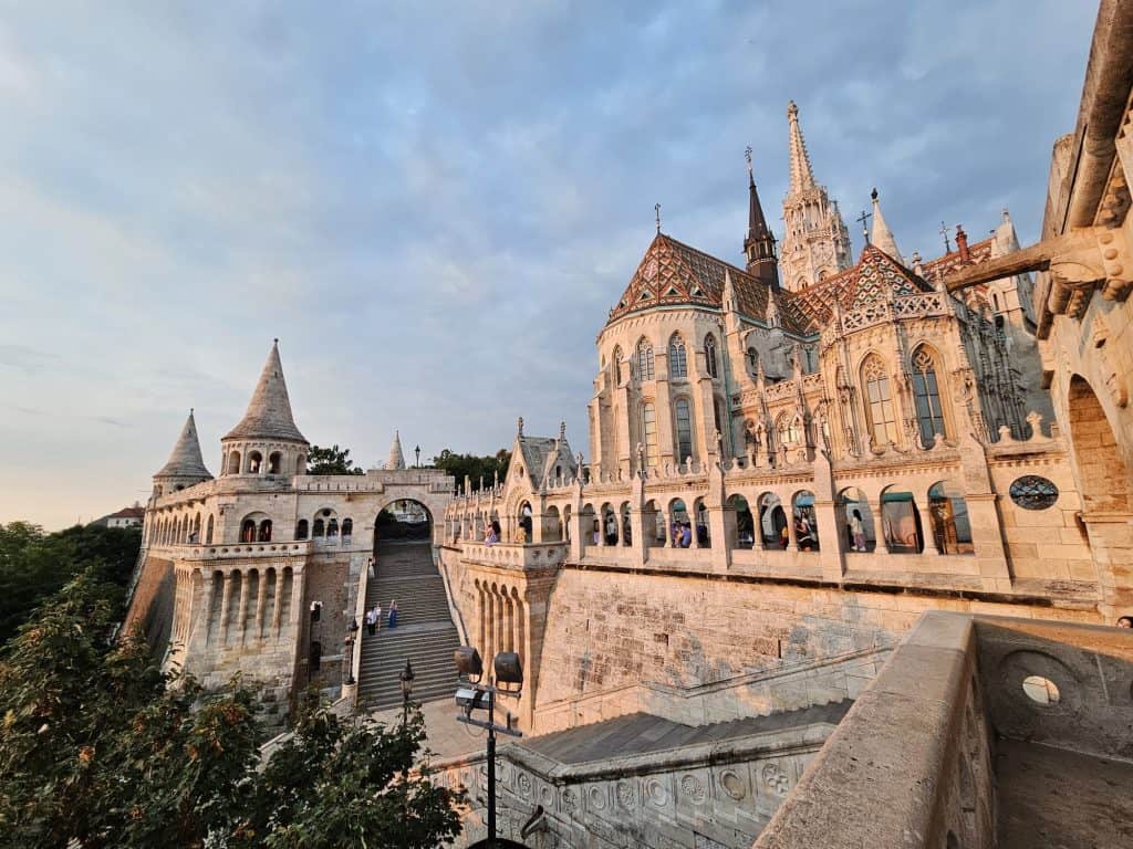 Fisherman's Bastion and Matthias Church in Budapest