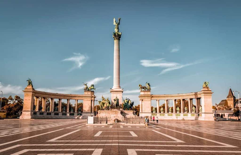 Heroes' Square in Budapest